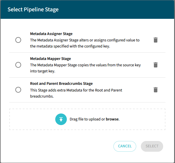 select stage
