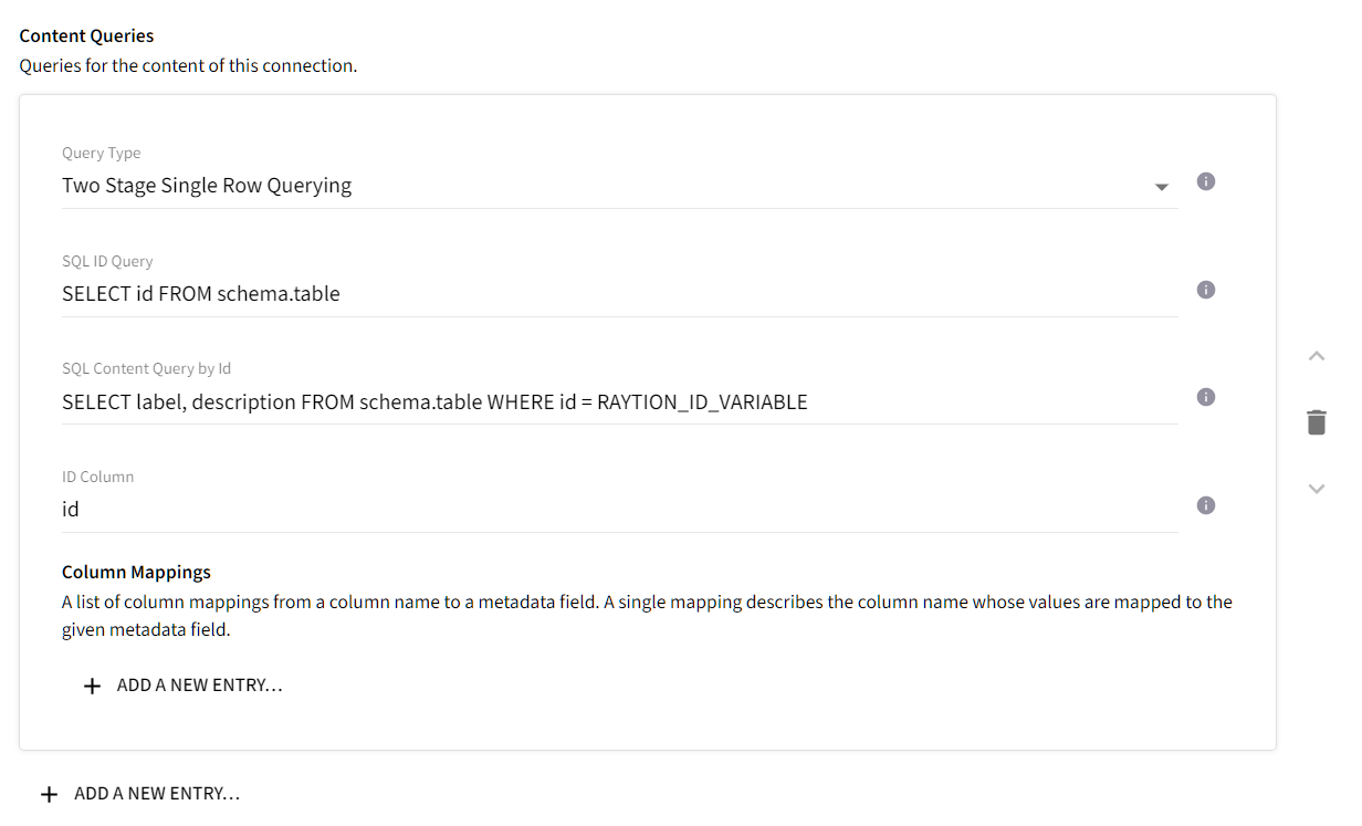 Content Query Setup Queries